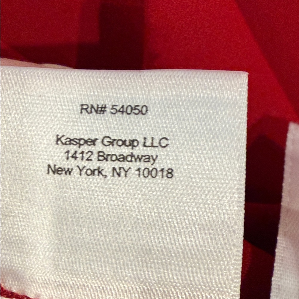 Anne Klein Red Long-Sleeve Smocked-Waist Midi Dress - Picture 7 of 9